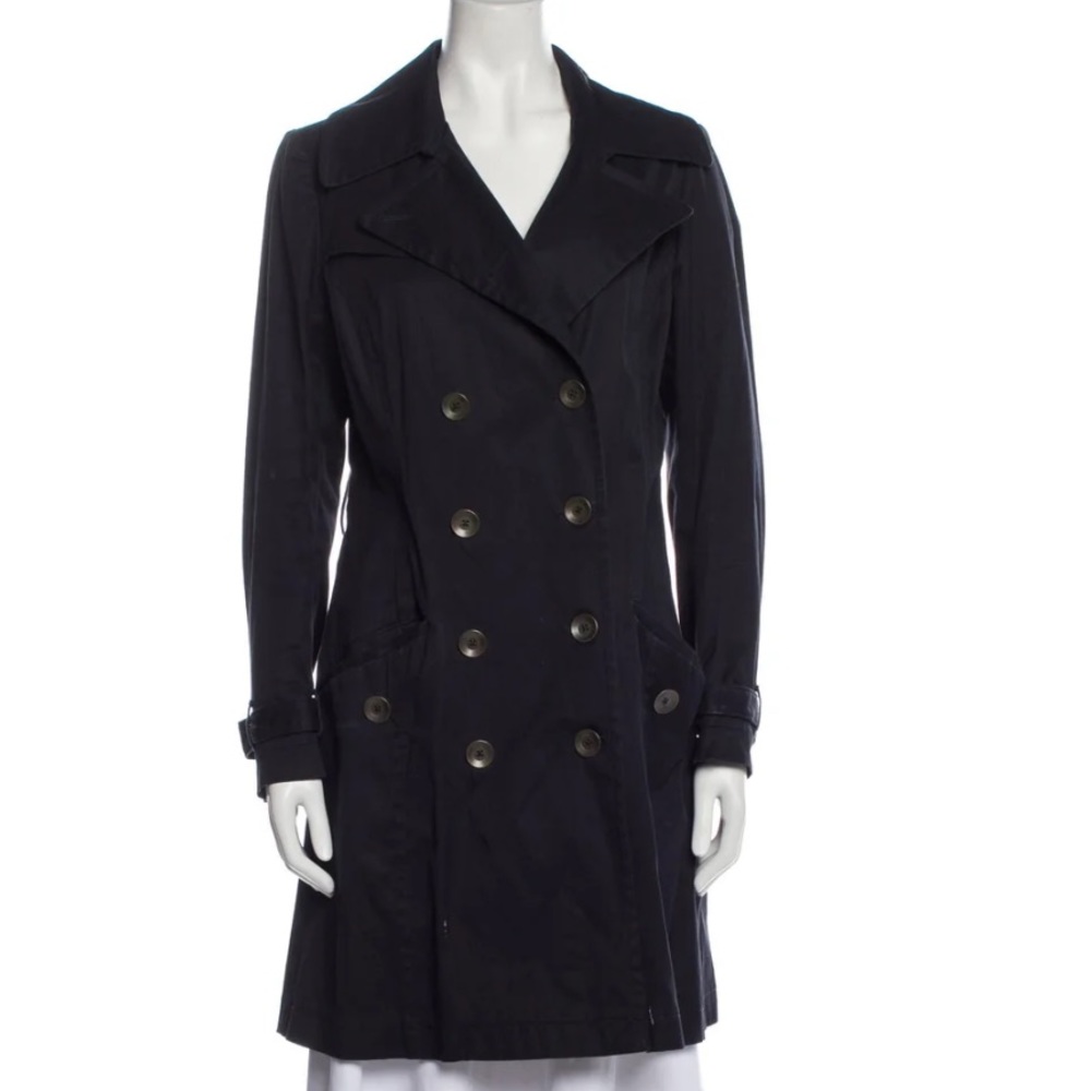 Rag & Bone Navy Trench Coat